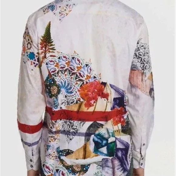 Robert Graham NWT Maltese Falcon shirt in multi-color. Love the style and design - Picture 8 of 8